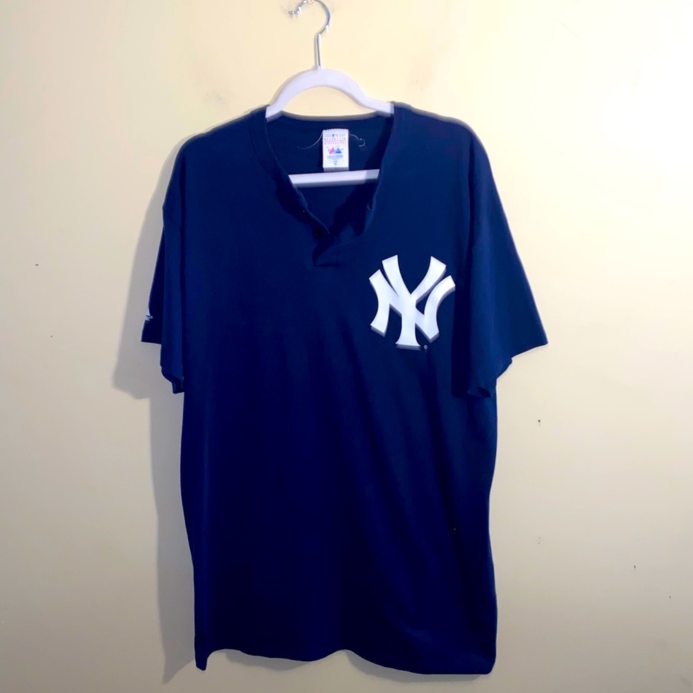 VNTG MLB MAJESTIC NY YANKEES single stitch tee XL